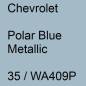 Preview: Chevrolet, Polar Blue Metallic, 35 / WA409P.